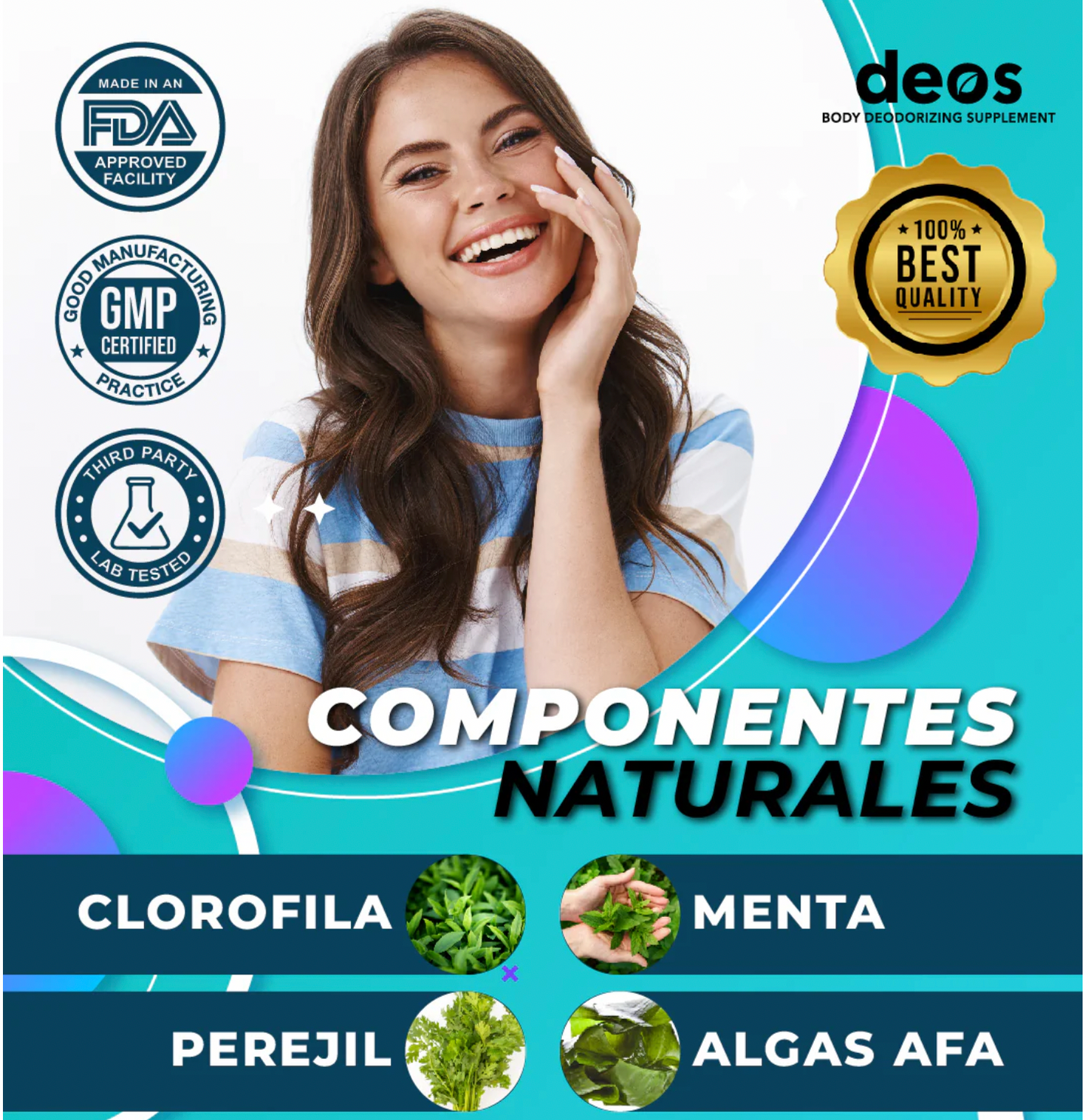 DEOS, DESODORANTE INTERNO