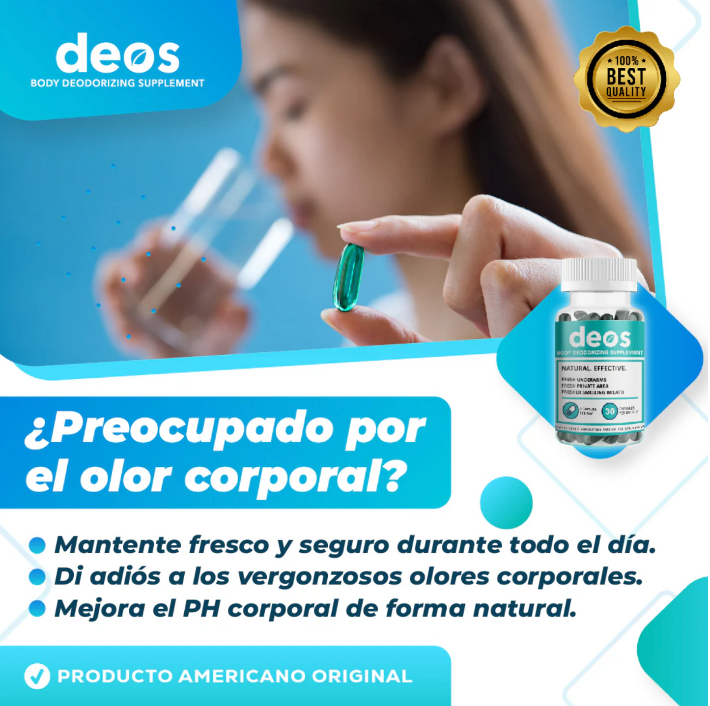 DEOS, DESODORANTE INTERNO